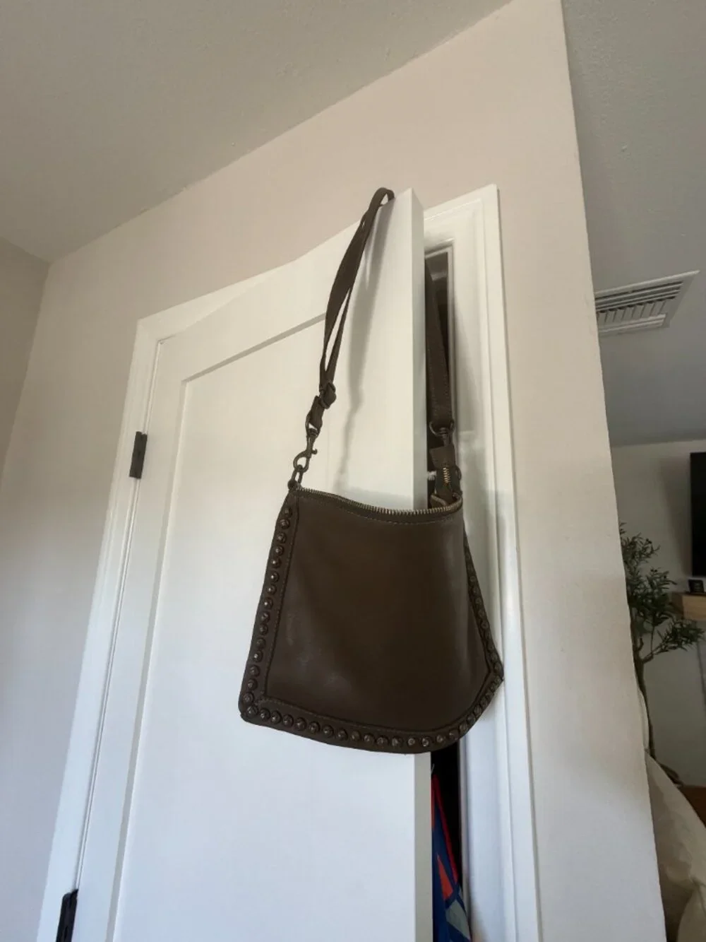 Leather cross bag BIBA Portland